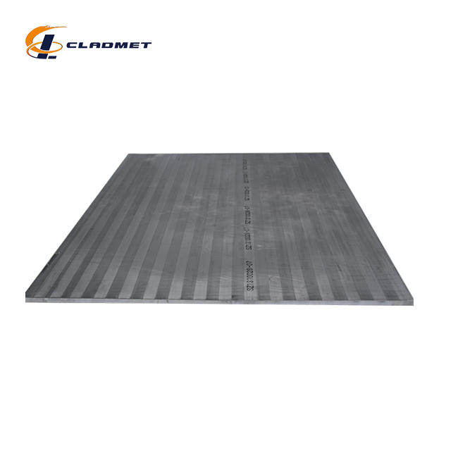 Nickel steel clad plate