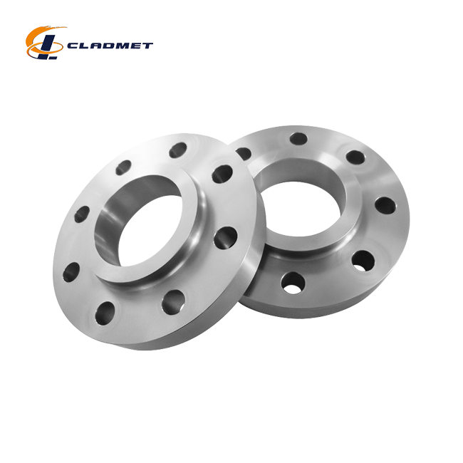 Clad flange