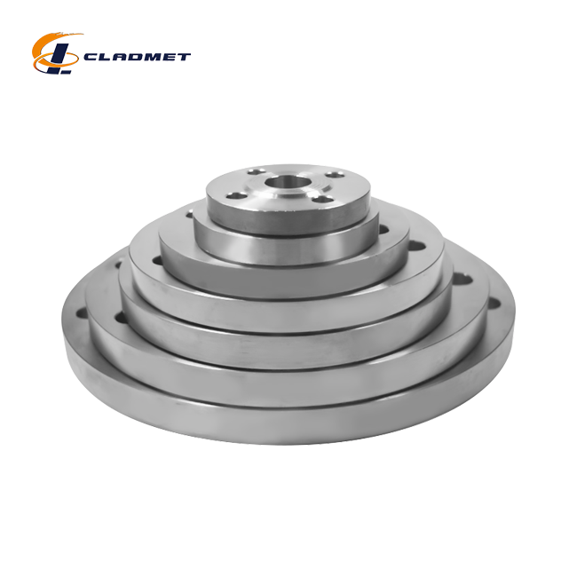 Clad flange