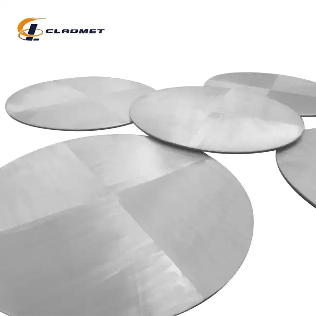 Titanium clad stainless steel plate