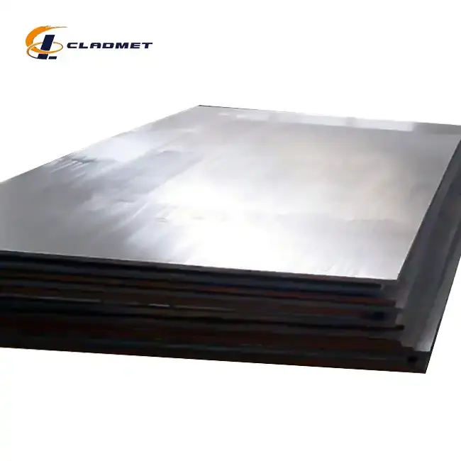 Zirconium titanium clad plates